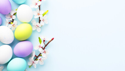 Happy easter celebrations background