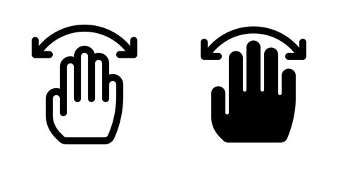 Editable hand swipe vector icon. Part of a big icon set family. Perfect for web and app interfaces, presentations, infographics, etc