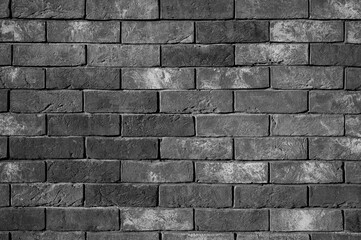 old brick wall close up in gray color