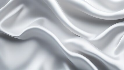 Obraz premium White gray satin texture that is white silver fabric silk panorama background with beautiful soft blur pattern natural
