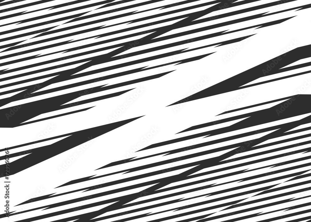 Poster abstract background with diagonal zigzag stripes pattern