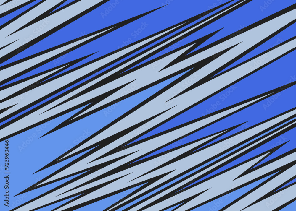 Aufkleber abstract background with diagonal sharp zigzag line pattern