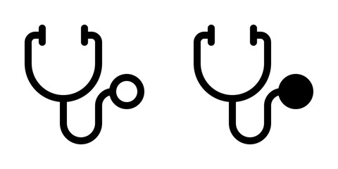 Editable stethoscope vector icon. Part of a big icon set family. Perfect for web and app interfaces, presentations, infographics, etc