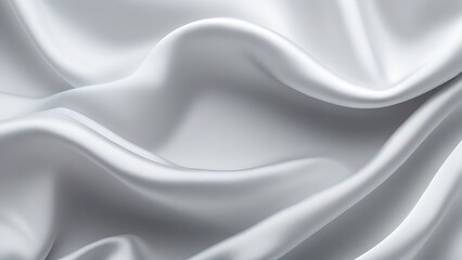 Obraz premium White gray satin texture that is white silver fabric silk panorama background with beautiful soft blur pattern natural