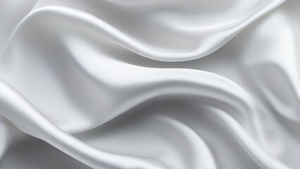 White gray satin texture that is white silver fabric silk panorama background with beautiful soft blur pattern natural