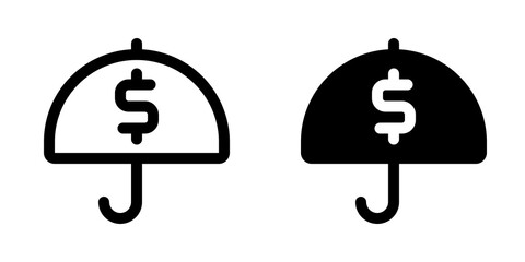 Editable insurance vector icon. Part of a big icon set family.  Finance, business, investment, accounting. Perfect for web and app interfaces, presentations, infographics, etc