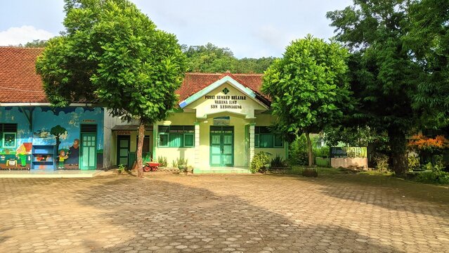 Photo of school library 