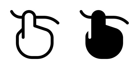 Editable hand gesture touch vector icon. Part of a big icon set family. Perfect for web and app interfaces, presentations, infographics, etc