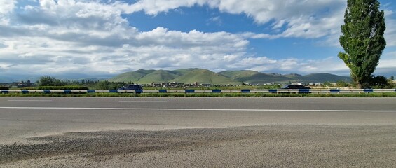 armenia countryside road trip surroundings of lake sevan
