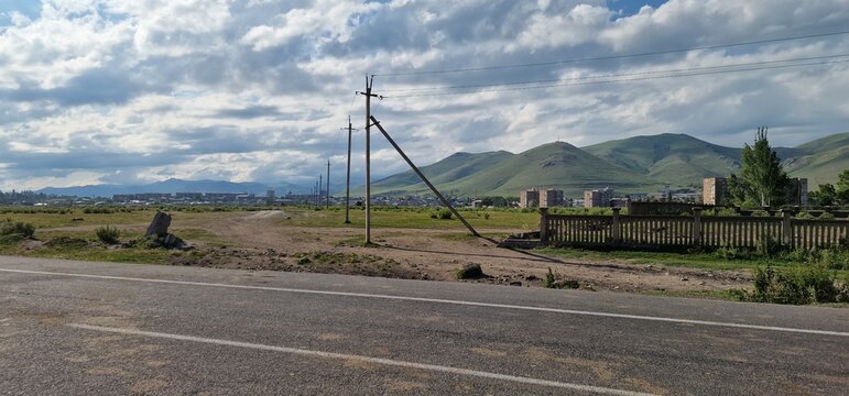 armenia countryside road trip surroundings of lake sevan