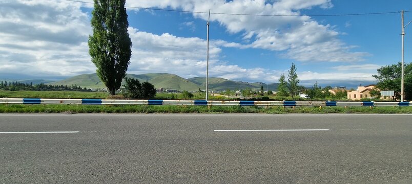 armenia countryside road trip surroundings of lake sevan