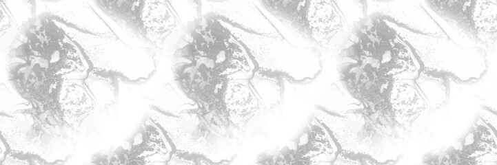 Fototapeta premium Light Marble Pattern. White Alcohol Ink Watercolor. Light Vector Pattern. Modern Seamless Painting. Light Water Color Marble Floor. White Tile Paint. Grey Marble Background. Grey Seamless Watercolor.