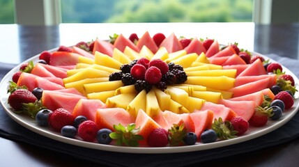 raw rainbow fruits UHD Wallpaper
