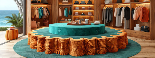 Whirling Whispers: An Enchanted Closet With a Mesmerizing Circular Table
