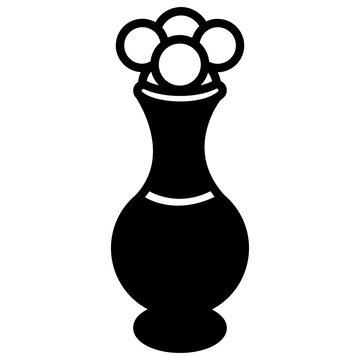 Poporo glyph and line vector illustration