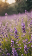 lavender in the field