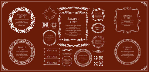 アンティークフレームセット