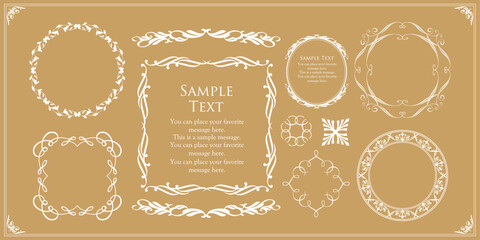 アンティークフレームセット