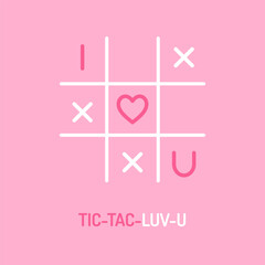 cute tic tac toe love