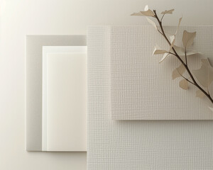 Luxurious Stationery: Textured Paper, Metallic Accents