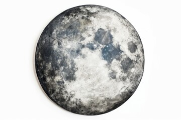 Moon-Inspired Artwork On A Blank Canvas