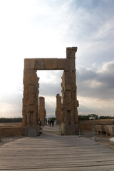 Ruin of ancient city Persepolis, Iran. Persepolis is a capital of the Achaemenid Empire. UNESCO...