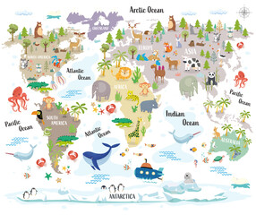 World Globe Map. Explore the World.	