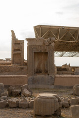 Ruin of ancient city Persepolis, Iran. Persepolis is a capital of the Achaemenid Empire. UNESCO...
