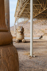 Ruin of ancient city Persepolis, Iran. Persepolis is a capital of the Achaemenid Empire. UNESCO...