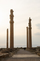 Ruin of ancient city Persepolis  Iran. Persepolis is a capital of the Achaemenid Empire. UNESCO...