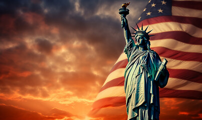 Fototapeta premium statue of liberty