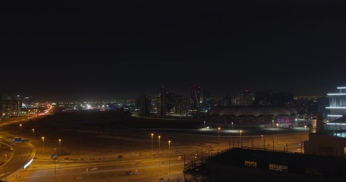 Night city time lapse