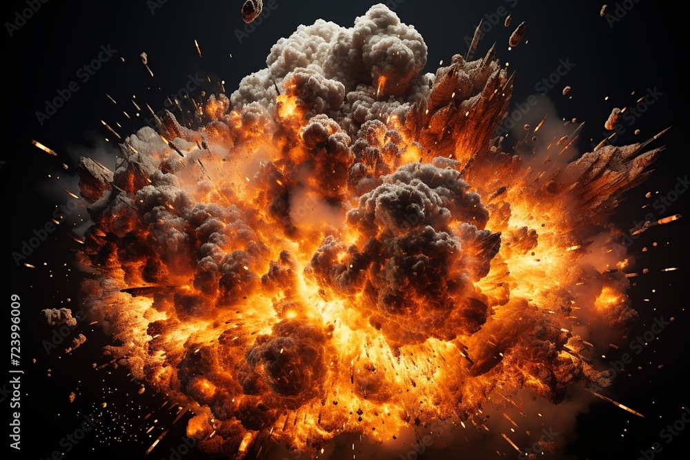 Poster unleash the power of explosive visuals with our extensive collection of realistic explosion effects
