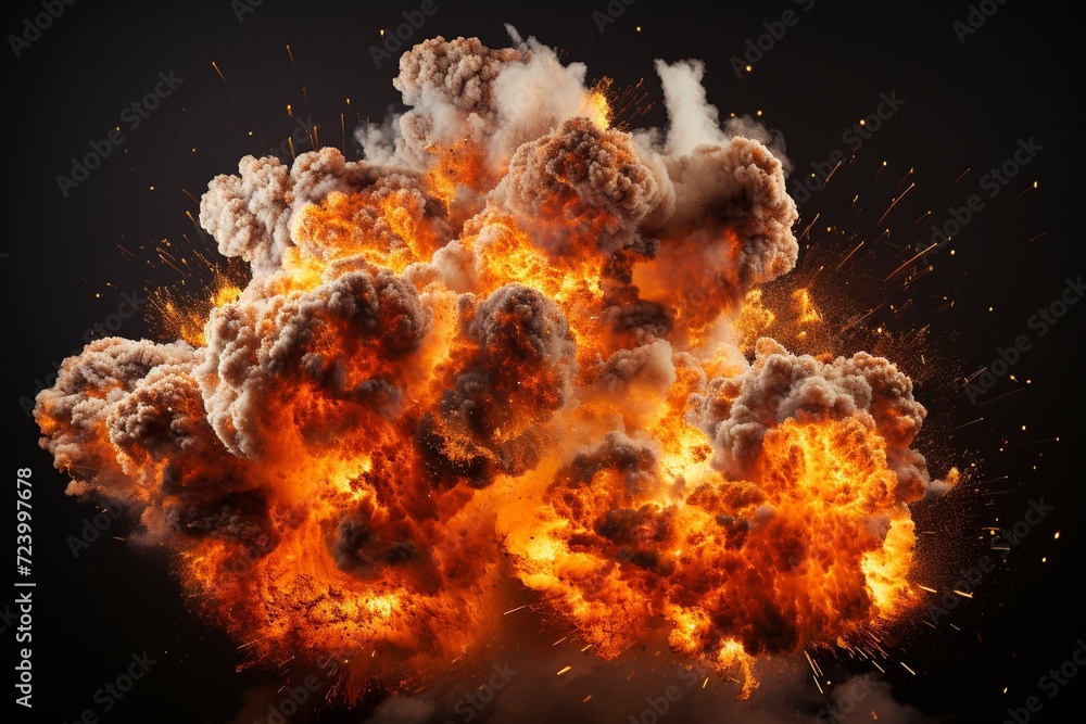 Poster unleash the power of explosive visuals with our extensive collection of realistic explosion effects