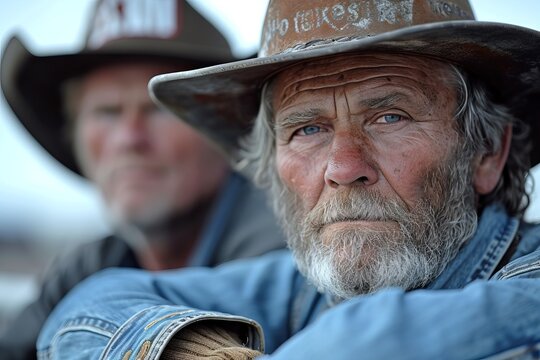 Farmer holding a sign with the inscription "No Taxes" against the backdrop of the countryside. Concept: protest movement against tax pressure on agriculture or illustration of socio-economic studies o