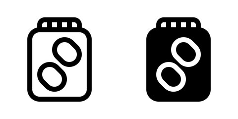 Editable pickle jar vector icon. Part of a big icon set family. Perfect for web and app interfaces, presentations, infographics, etc - obrazy, fototapety, plakaty