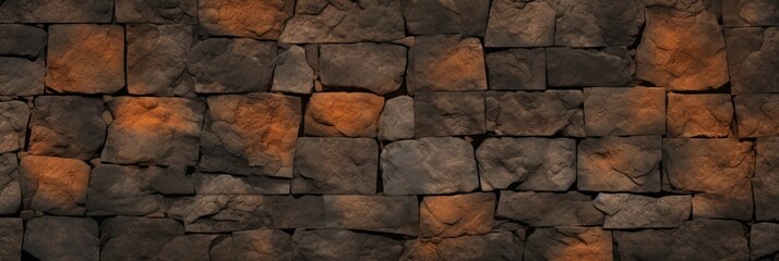 darkorange wallpaper for seamless cobblestone wall or road background
