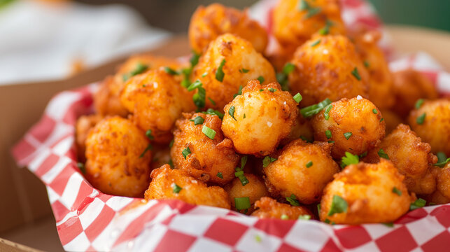 Carnival food, tater tots 