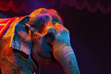 Obraz premium circus elephant