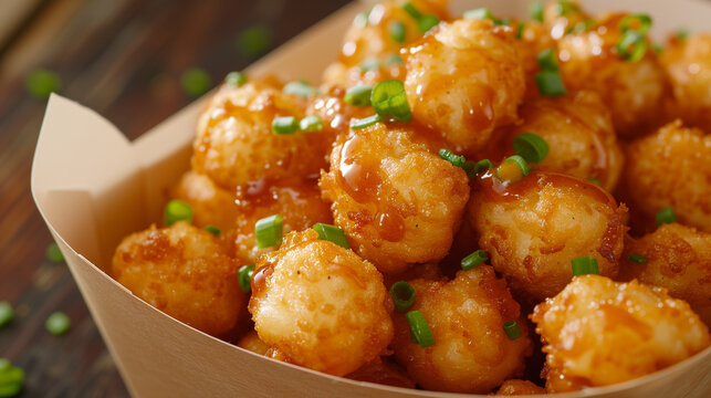 Takeaway Festival Food Tater Tots 