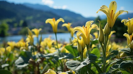 Obraz premium banana garden photo UHD Wallpaper