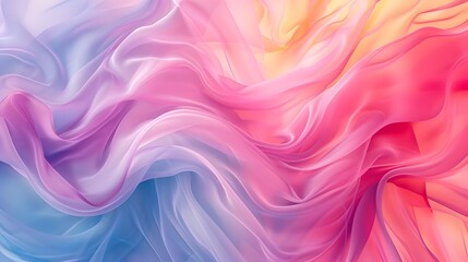 Fototapeta premium Soft and Flowing Abstract Gradient Background with a Delicate Blend of Pastel Colors