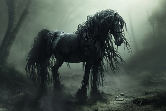 Dark fantasy horse 