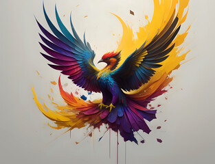 Obraz premium wiedergeborener Phönix