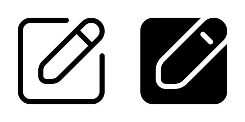 Editable edit text, type new, compose vector icon. Part of a big icon set family. Perfect for web and app interfaces, presentations, infographics, etc