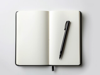 notebook and pen