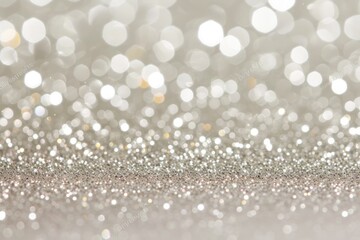 Silver glitter texture background with shiny sparkles