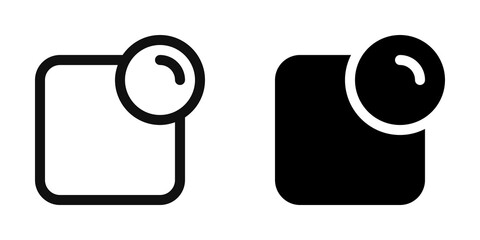 Editable vector notification icon. Part of a big icon set family. Perfect for web and app interfaces, presentations, infographics, etc