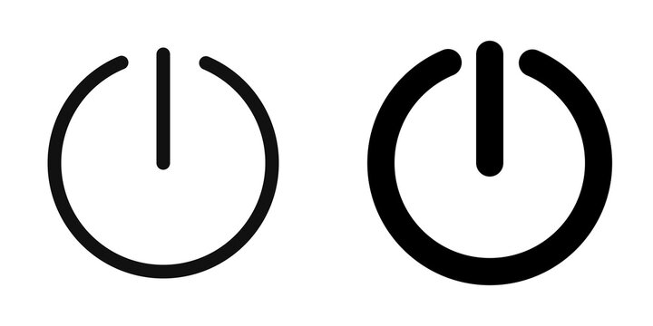 Editable vector power switch icon. Part of a big icon set family. Perfect for web and app interfaces, presentations, infographics, etc