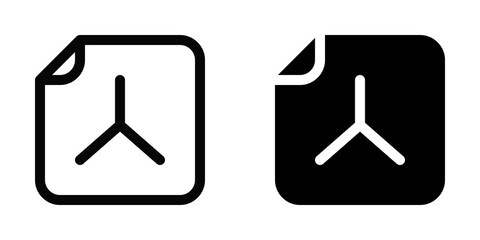 Editable vector pdf file document icon. Part of a big icon set family. Perfect for web and app interfaces, presentations, infographics, etc